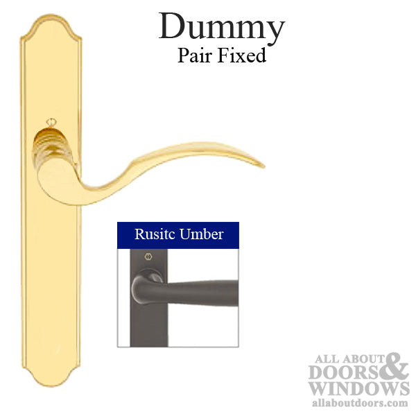 Hoppe Munchen Dummy Handleset – Rustic Umber