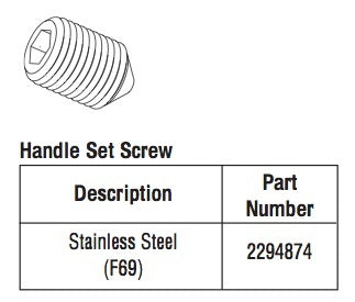 Hoppe Set Screw for Lever Handle – M6 x 12mm, Stainless Steel