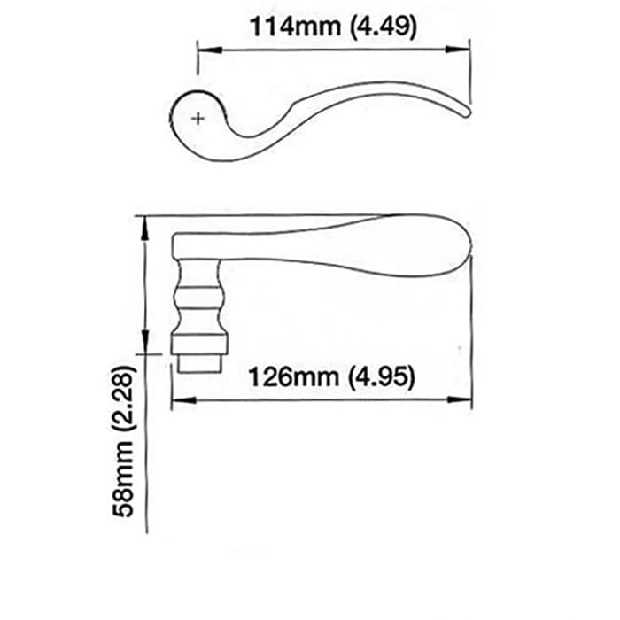 Hoppe Munchen Lever Handle – Right Hand, Satin Nickel
