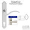 Hoppe Munchen Inactive Handleset – 92mm PZ, Satin Nickel