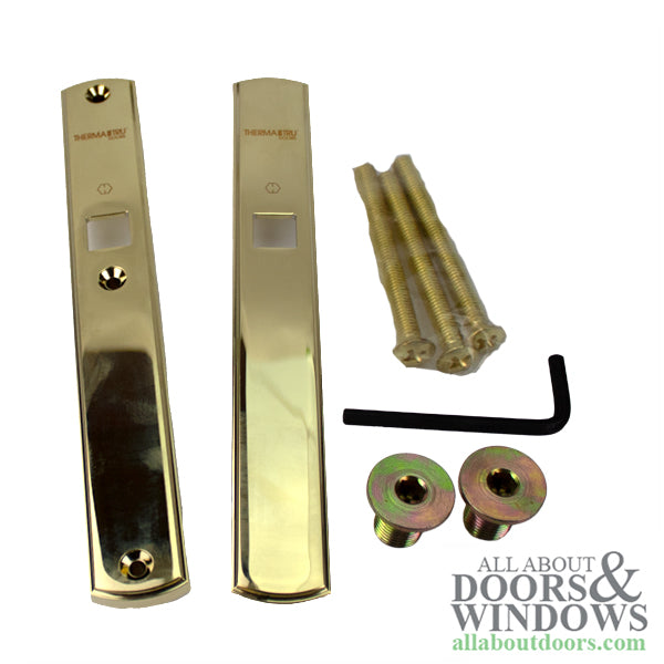 Hoppe Verona Dummy Handleset for Multipoint Doors – Polished Brass