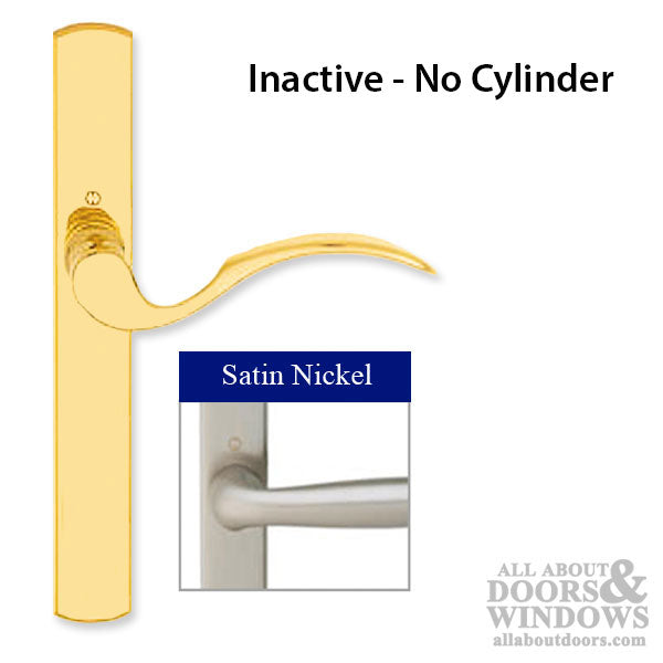 Hoppe Munchen Inactive Handleset – 92mm PZ, Satin Nickel