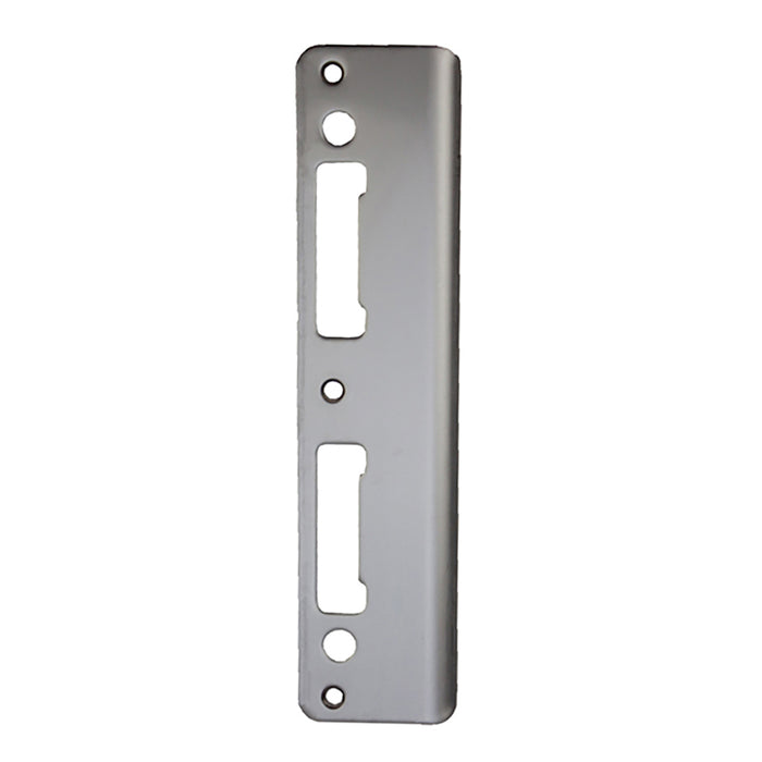 Hoppe Extended Lip Latch and Deadbolt Strike – 2-1/4" Door, Stainless Steel