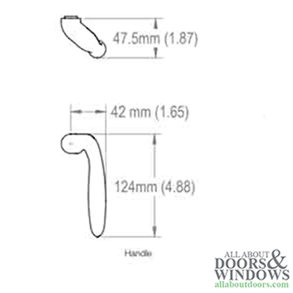 Hoppe M151 Sliding Door Handleset – Non-Keyed, Resista Brass