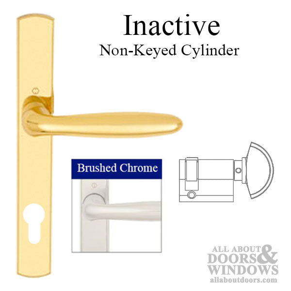 Hoppe Verona Inactive Multipoint Handleset – 92mm PZ, Polished Chrome