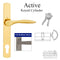 Hoppe New Orleans Multipoint Handleset – 92mm PZ, Oil Rubbed Brass
