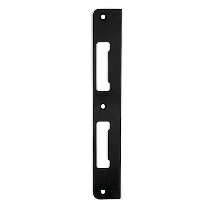 Hoppe Latch and Deadbolt Strike Plate – Flat, Stainless Steel