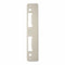 Hoppe Latch & Deadbolt Strike Plate – Curved Lip, Satin Nickel
