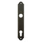 Hoppe Traditional Interior Backplate M374N – 92mm PZ, Rustic Umber