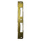 Hoppe Latch & Deadbolt Strike Plate – 1.30" x 8.82" Flat, Polished Brass