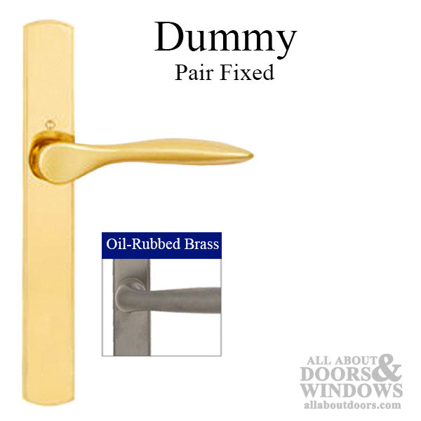 Hoppe New Orleans Dummy Handleset – Oil Rubbed Brass