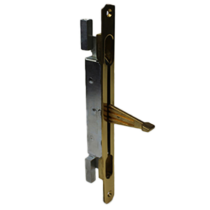 Hoppe Inactive Flushbolt Rod for Double French Doors – 3/4" Faceplate, Polished Brass