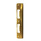 Hoppe Latch and Deadbolt Strike with Curved Lip – Bright Brass