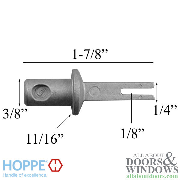 Hoppe Sliding Door Fork for Thumbturn – New Style