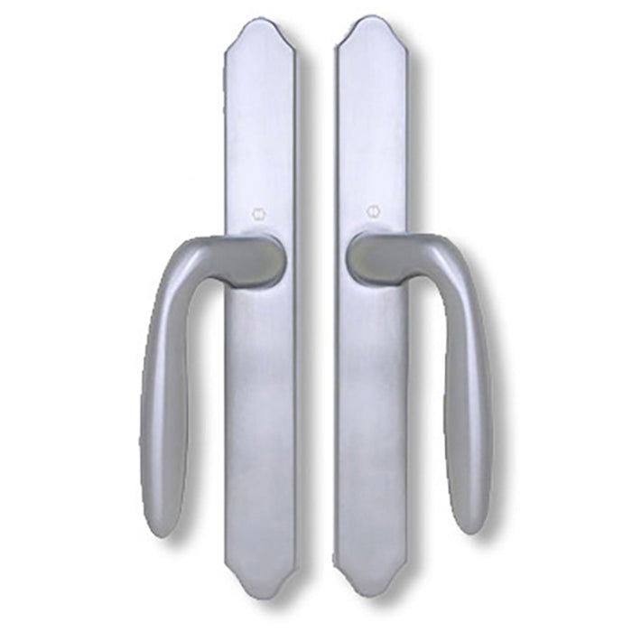 Hoppe Verona Dummy Handle Pair for 2-1/4" Sliding Doors – Brushed Chrome