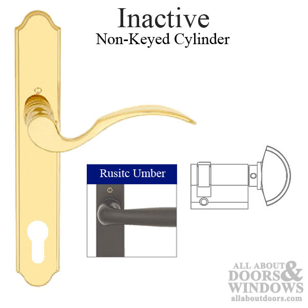 Hoppe Munchen Inactive Handleset – 92mm PZ, Rustic Umber