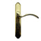Hoppe Munchen Single Fixed Dummy Lever – Left Hand, Resista Brass