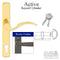 Hoppe Munchen Multipoint Handle Set – 92mm PZ, Rustic Umber
