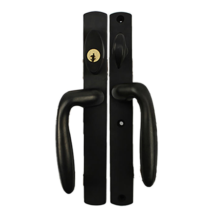 Hoppe M151VK Sliding Door Handleset – Keyed, Oil Rubbed Brass