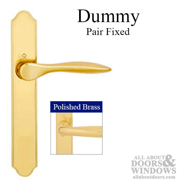 Hoppe New Orleans Dummy Handleset – Resista Brass
