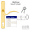 Hoppe Munchen Multipoint Handleset – 92mm PZ, Pure White