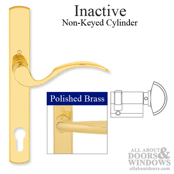 Hoppe Munchen Inactive Handleset – 92mm PZ, Resista Brass