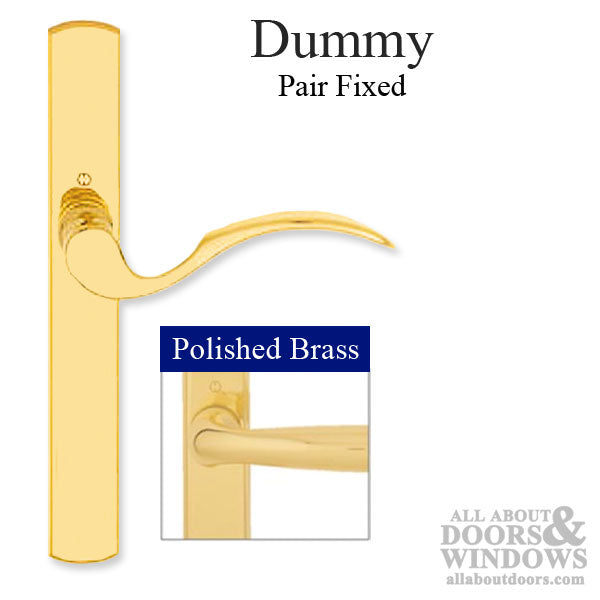 Hoppe Munchen Dummy Handleset for Multipoint Doors – Resista Brass