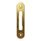 Hoppe Strike Plate – Radius Lip Tongue, 1" x 4-5/8"