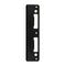 Hoppe Latch & Deadbolt Strike Plate for 2-1/4" Doors – Black