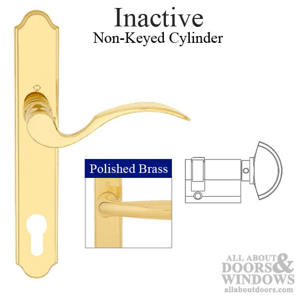 Hoppe Munchen Inactive Handleset – 92mm PZ, Resista Brass