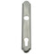 Hoppe Traditional Exterior Backplate for Active Handlesets – 92mm PZ, Antique Nickel
