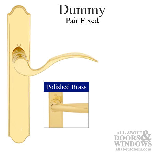Hoppe Munchen Dummy Handleset – Resista Brass