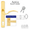 Hoppe Munchen Multipoint Handleset – 92mm PZ, Resista Brass