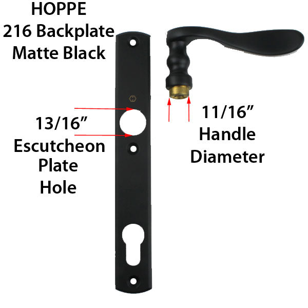 Hoppe Clear Plastic Handle Bushing – 11/16" Handle Diameter