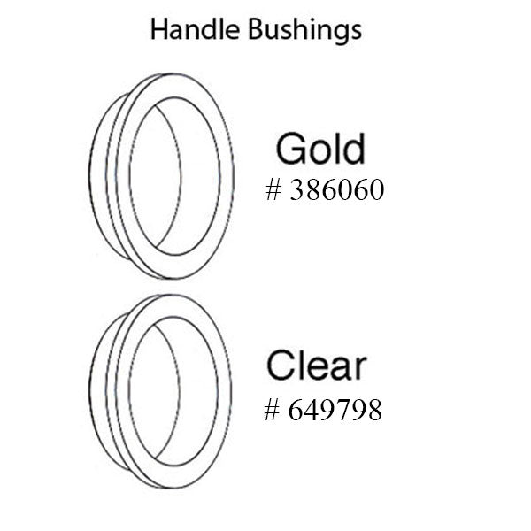 Hoppe Clear Plastic Handle Bushing – 11/16" Handle Diameter