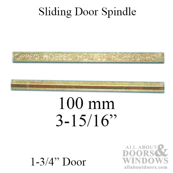 Hoppe Split Shaft Spindle – 8mm x 100mm for 45mm Doors