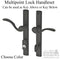 Multipoint Handleset – 92mm PZ, Antique Brass