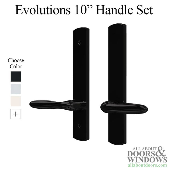 Evolutions 10" Passive Non-Keyed Handle Set for Hinged Doors