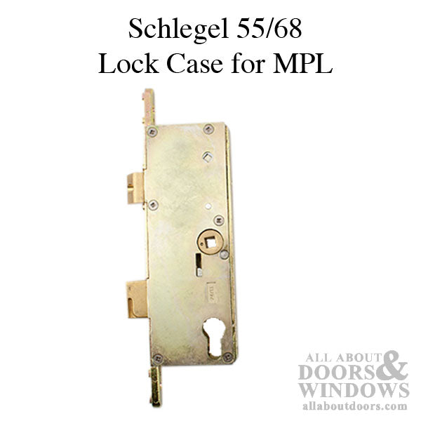 Schlegel Mortise Lock Case – 55mm Backset, 68mm PZ, Active Euro