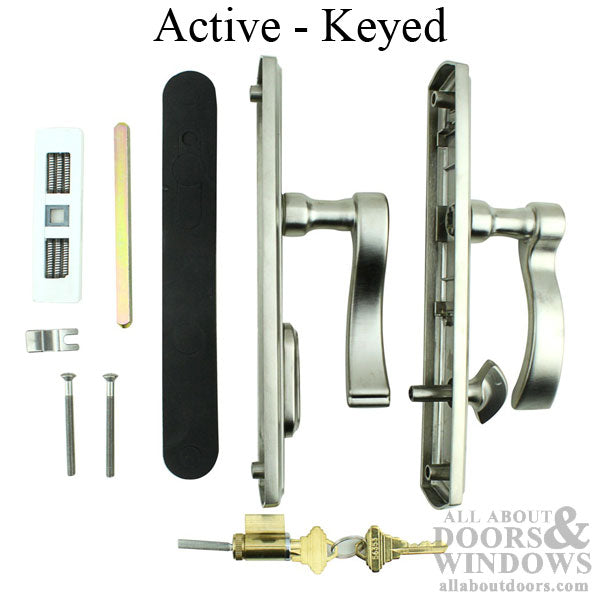 Active Keyed Trim – 100 Series Regency Arched Plate, 92mm PZ, Right Hand