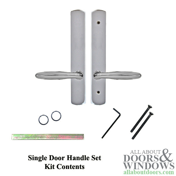 Evolutions 10" Passive Non-Keyed Handle Set for Hinged Doors