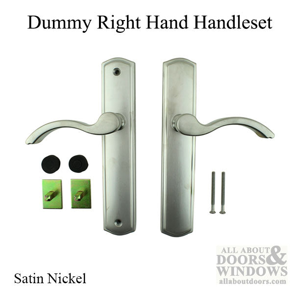 Regency Dummy Lever – Right Hand, Arched Plate, 92mm Handle Height