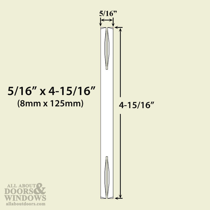 Amesbury Solid Spindle for Lever Handles – 5/16" x 4-15/16"