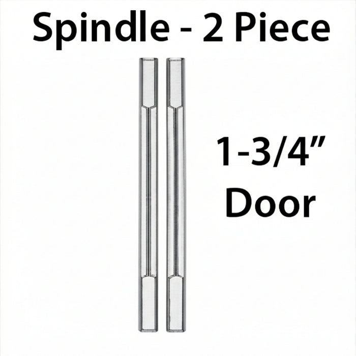 Split Shaft Spindle for 1-3/4" Doors – 4-3/8" Length, Two-Piece