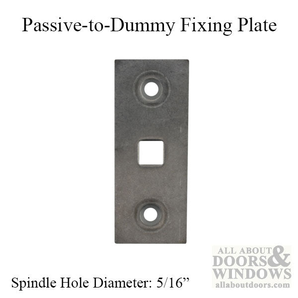 Fixing Plate – Convert Passive to Dummy for Schlegel-Mariani Handleset Trim