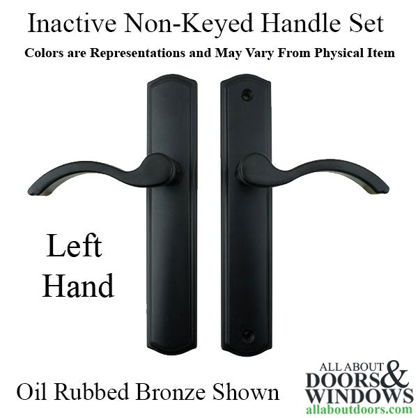 100 Series Regency Inactive Non-Keyed Trim – Left Hand, Arched Plate