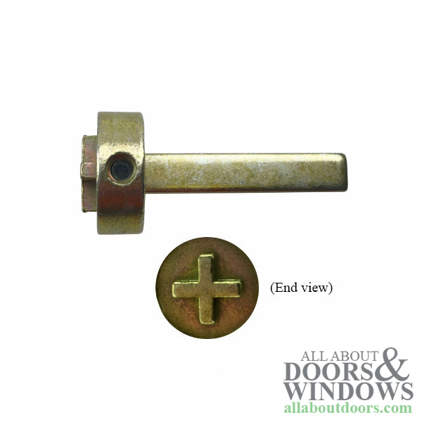 Flat Tail Piece Actuator for Andersen Multipoint Doors – 1-3/16" Tail Piece