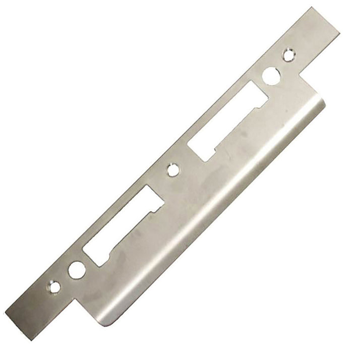 Custom Latch & Deadbolt Strike Plate – Curved Lip, 2-1/4" Door