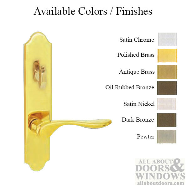 G-U Venice Inactive Handleset Trim – 45mm Plate Series, 92mm PZ