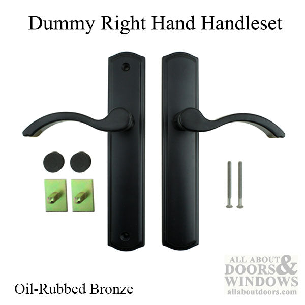 100 Series Regency Dummy Lever – Left Hand, Arched Plate